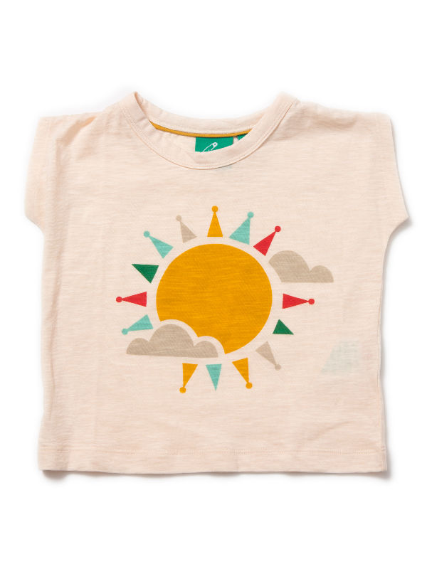 T-shirt met zon